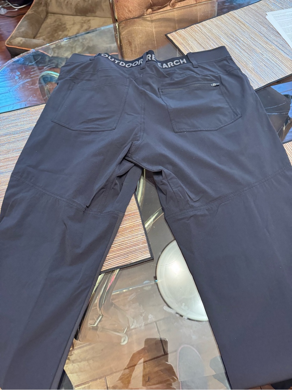 Outdoor Research Black Men's Technical Jogger Pants with Reinforced Knees - Picture 5 of 5